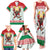 Belarus Ice Hockey Custom Family Matching Tank Maxi Dress and Hawaiian Shirt With Bison Mascot Flag Style