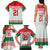 Belarus Ice Hockey Custom Family Matching Tank Maxi Dress and Hawaiian Shirt With Bison Mascot Flag Style