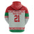 Belarus Ice Hockey Custom Hoodie With Bison Mascot Flag Style