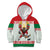 Belarus Ice Hockey Custom Kid Hoodie With Bison Mascot Flag Style