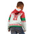 Belarus Ice Hockey Custom Kid Hoodie With Bison Mascot Flag Style