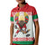 Belarus Ice Hockey Custom Kid Polo Shirt With Bison Mascot Flag Style