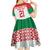 Belarus Ice Hockey Custom Kid Short Sleeve Dress With Bison Mascot Flag Style