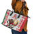 Belarus Ice Hockey Custom Leather Tote Bag With Bison Mascot Flag Style