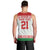 Belarus Ice Hockey Custom Men Tank Top With Bison Mascot Flag Style