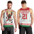 Belarus Ice Hockey Custom Men Tank Top With Bison Mascot Flag Style