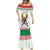 Belarus Ice Hockey Custom Mermaid Dress With Bison Mascot Flag Style