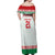 Belarus Ice Hockey Custom Off Shoulder Maxi Dress With Bison Mascot Flag Style