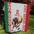 Belarus Ice Hockey Custom Quilt With Bison Mascot Flag Style