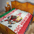 Belarus Ice Hockey Custom Quilt With Bison Mascot Flag Style