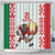 Belarus Ice Hockey Custom Shower Curtain With Bison Mascot Flag Style