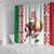 Belarus Ice Hockey Custom Shower Curtain With Bison Mascot Flag Style