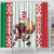 Belarus Ice Hockey Custom Shower Curtain With Bison Mascot Flag Style