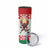 Belarus Ice Hockey Custom Skinny Tumbler With Bison Mascot Flag Style