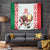 Belarus Ice Hockey Custom Tapestry With Bison Mascot Flag Style