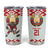 Belarus Ice Hockey Custom Tumbler Cup With Bison Mascot Flag Style