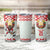 Belarus Ice Hockey Custom Tumbler Cup With Bison Mascot Flag Style