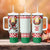 Belarus Ice Hockey Custom Tumbler With Handle With Bison Mascot Flag Style