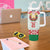 Belarus Ice Hockey Custom Tumbler With Handle With Bison Mascot Flag Style