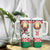 Belarus Ice Hockey Custom Tumbler With Handle With Bison Mascot Flag Style