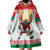 Belarus Ice Hockey Custom Wearable Blanket Hoodie With Bison Mascot Flag Style