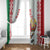 Belarus Ice Hockey Custom Window Curtain With Bison Mascot Flag Style