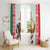 Belarus Ice Hockey Custom Window Curtain With Bison Mascot Flag Style