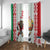 Belarus Ice Hockey Custom Window Curtain With Bison Mascot Flag Style