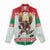 Belarus Ice Hockey Custom Women Casual Shirt With Bison Mascot Flag Style