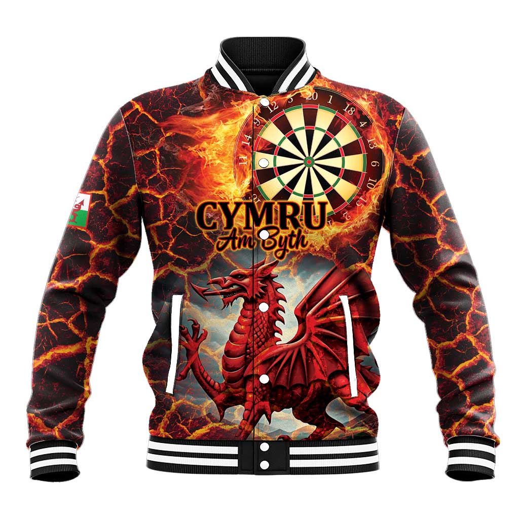 Wales Darts Wales Forever Personalized Baseball Jacket Cymru Am Byth Dragons