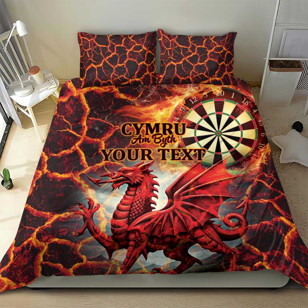 Wales Darts Wales Forever Personalized Bedding Set Cymru Am Byth Dragons