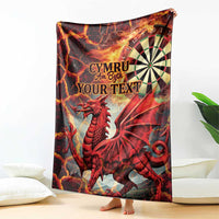 Wales Darts Wales Forever Personalized Blanket Cymru Am Byth Dragons