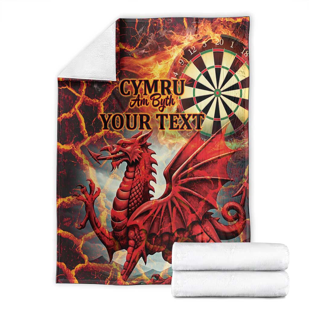 Wales Darts Wales Forever Personalized Blanket Cymru Am Byth Dragons