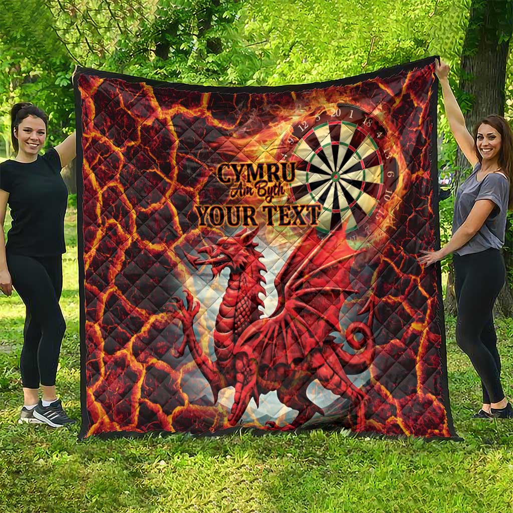 Wales Darts Wales Forever Personalized Quilt Cymru Am Byth Dragons