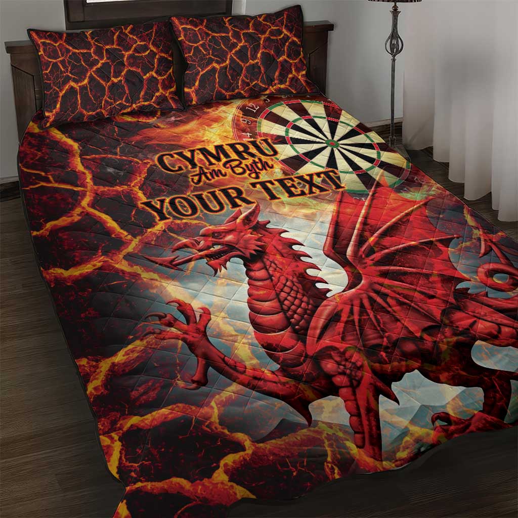 Wales Darts Wales Forever Personalized Quilt Bed Set Cymru Am Byth Dragons