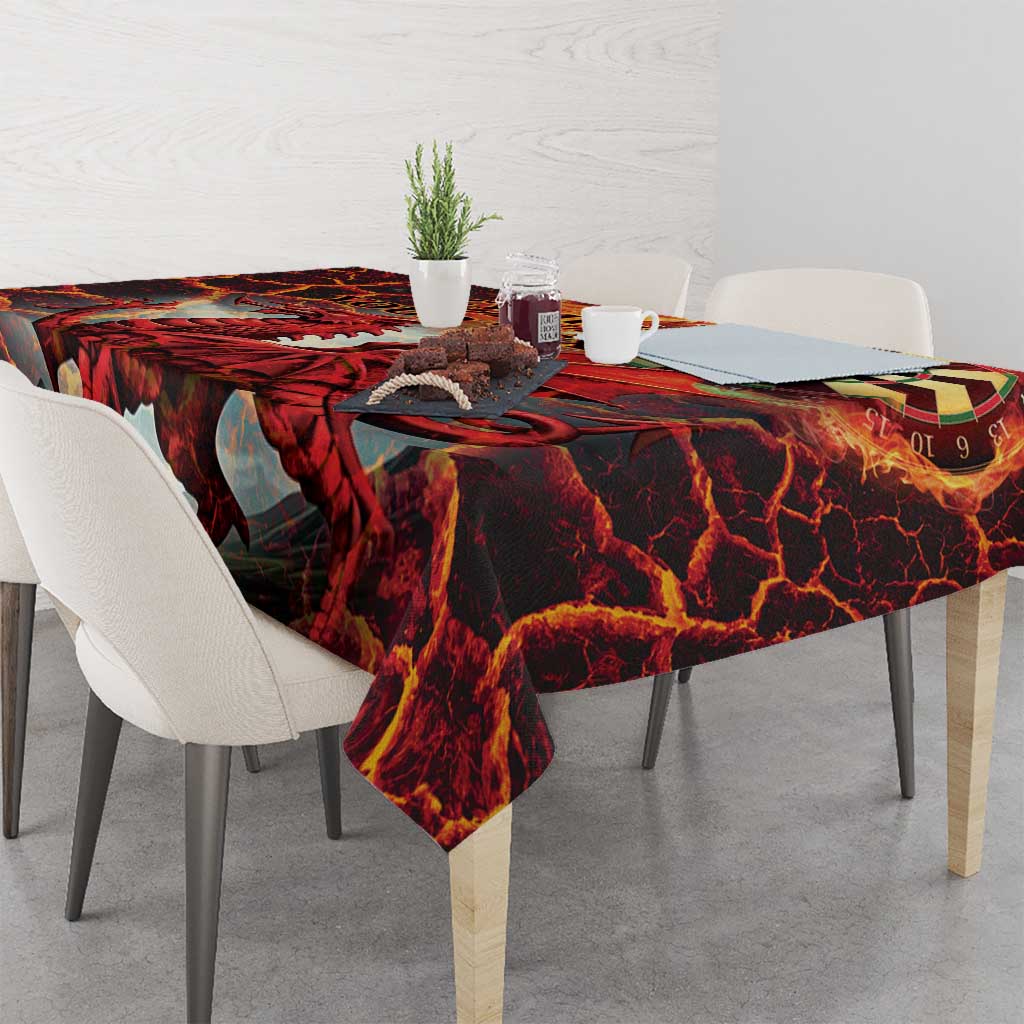 Wales Darts Wales Forever Personalized Tablecloth Cymru Am Byth Dragons