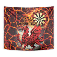 Wales Darts Wales Forever Personalized Tapestry Cymru Am Byth Dragons