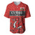 Wales Rugby Custom Baseball Jersey Y Ddraig Goch Ddyry Cychwyn