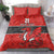 Wales Rugby Custom Bedding Set Y Ddraig Goch Ddyry Cychwyn