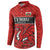 Wales Rugby Custom Button Sweatshirt Y Ddraig Goch Ddyry Cychwyn