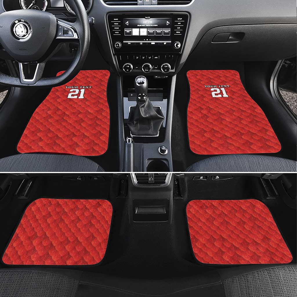 Wales Rugby Custom Car Mats Y Ddraig Goch Ddyry Cychwyn