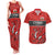 Wales Rugby Custom Couples Matching Tank Maxi Dress and Hawaiian Shirt Y Ddraig Goch Ddyry Cychwyn