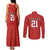 Wales Rugby Custom Couples Matching Tank Maxi Dress and Long Sleeve Button Shirt Y Ddraig Goch Ddyry Cychwyn