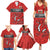 Wales Rugby Custom Family Matching Summer Maxi Dress and Hawaiian Shirt Y Ddraig Goch Ddyry Cychwyn