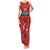 Wales Rugby Custom Family Matching Tank Maxi Dress and Hawaiian Shirt Y Ddraig Goch Ddyry Cychwyn