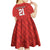 Wales Rugby Custom Kid Short Sleeve Dress Y Ddraig Goch Ddyry Cychwyn