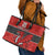 Wales Rugby Custom Leather Tote Bag Y Ddraig Goch Ddyry Cychwyn