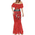 Wales Rugby Custom Mermaid Dress Y Ddraig Goch Ddyry Cychwyn