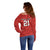 Wales Rugby Custom Off Shoulder Sweater Y Ddraig Goch Ddyry Cychwyn