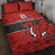 Wales Rugby Custom Quilt Bed Set Y Ddraig Goch Ddyry Cychwyn